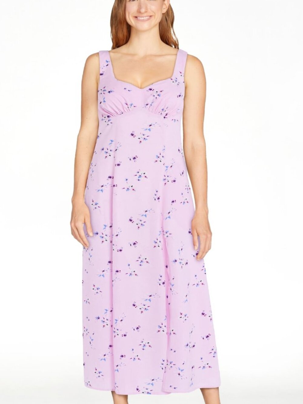 NWT Scoop Women’s Side Slit Maxi Dress - Orchid Rose